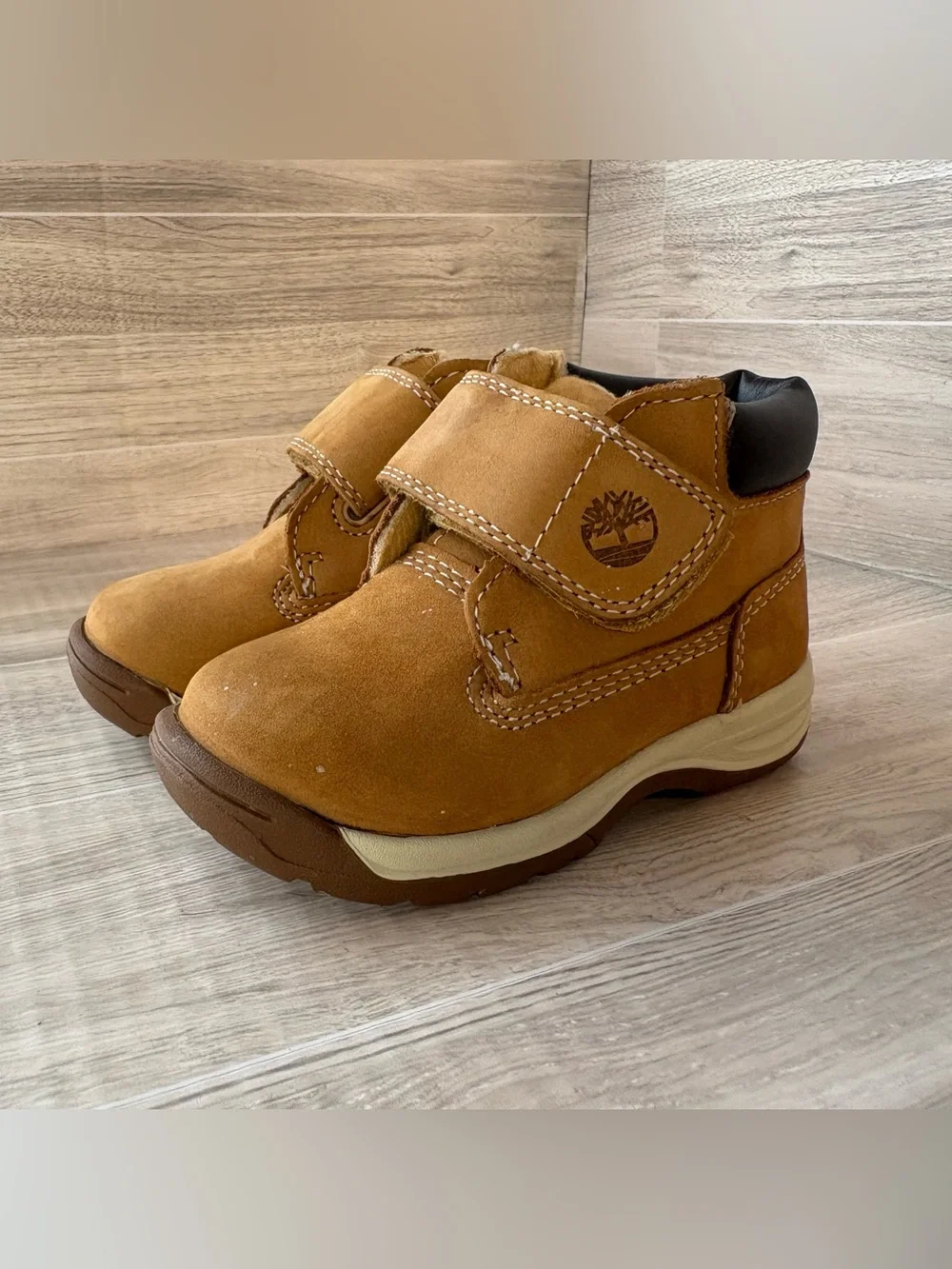 Timberland Toddler Size 5 Wheat Timber Tykes Boots Adjustable Strap